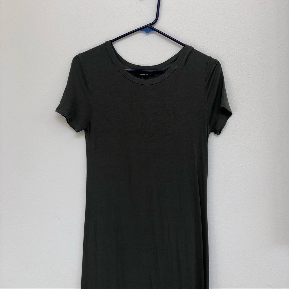 Forever 21 Olive Green Maxi Dress